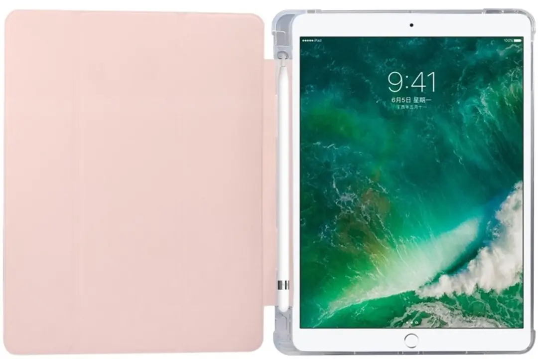 Fonu.nl iPad 7/8/9 Folio Hoes 10.2" - Roze - Autowake