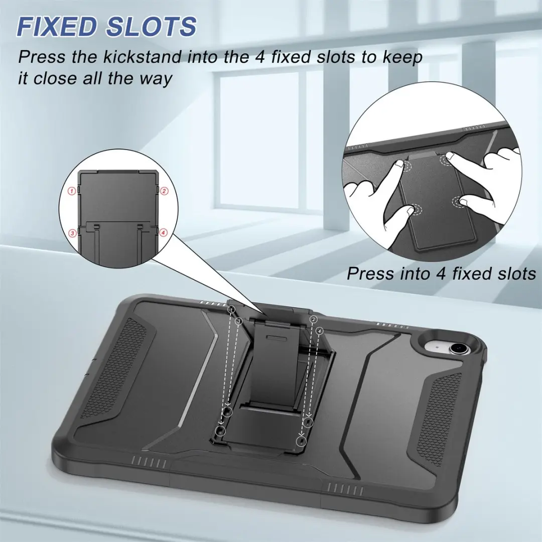 Fonu Hoes iPad Air 11" (M4/M3/M2) - Zwart