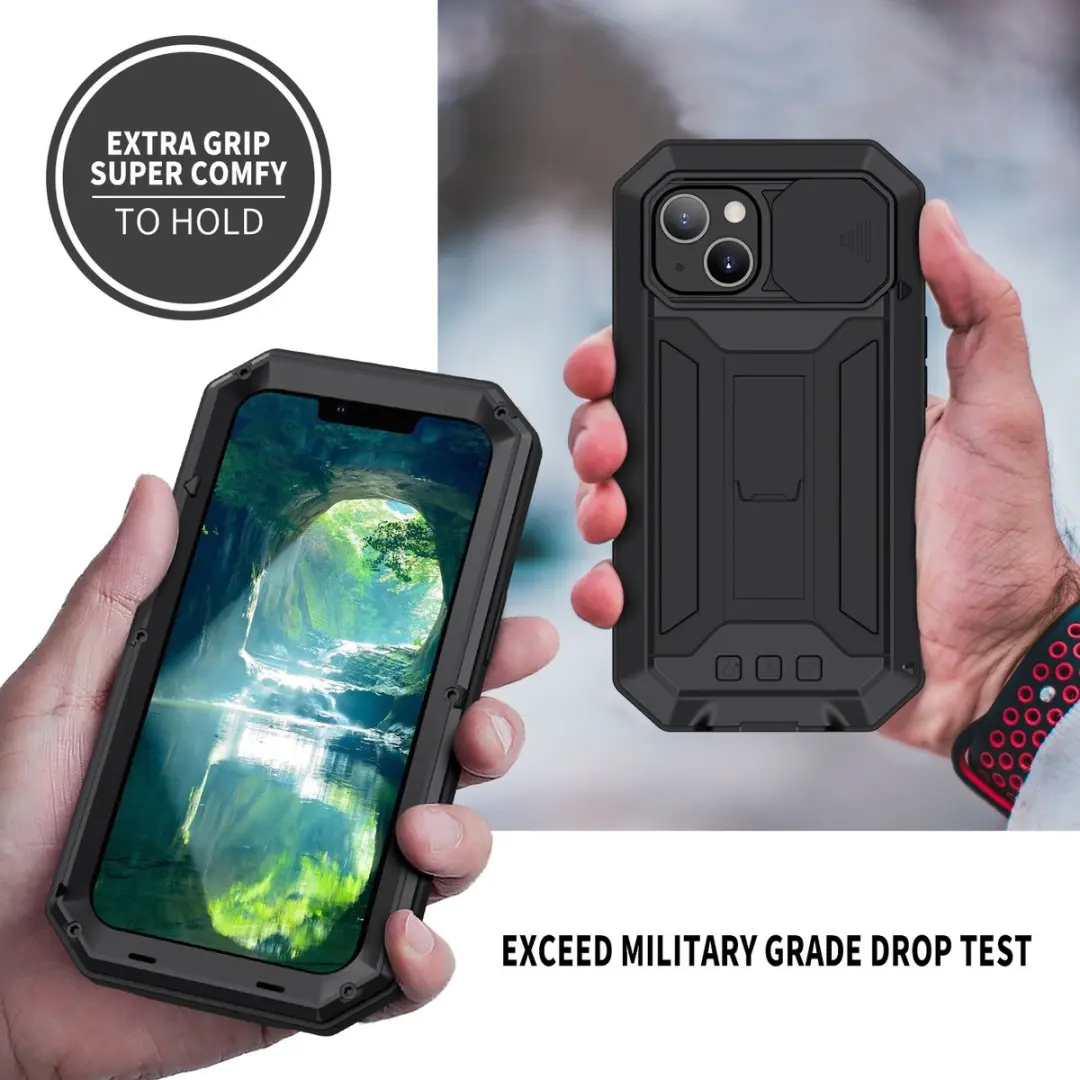 Fonu Stofdicht Hoes iPhone 13 - Zwart