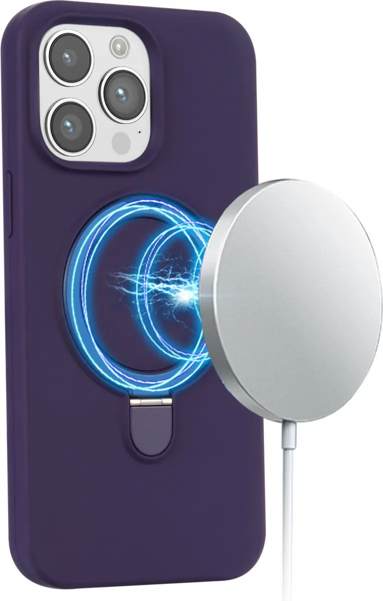 Fonu.nl iPhone 15 Pro Max MagSafe Hoesje - Paars