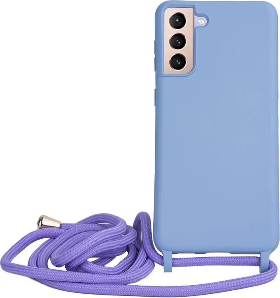 Fonu Siliconen Hoesje Samsung Galaxy S21 Plus - Paars