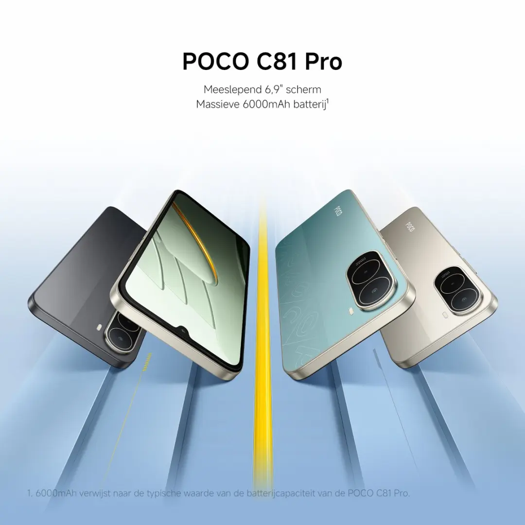 Xiaomi POCO C81 Pro 256GB Groen