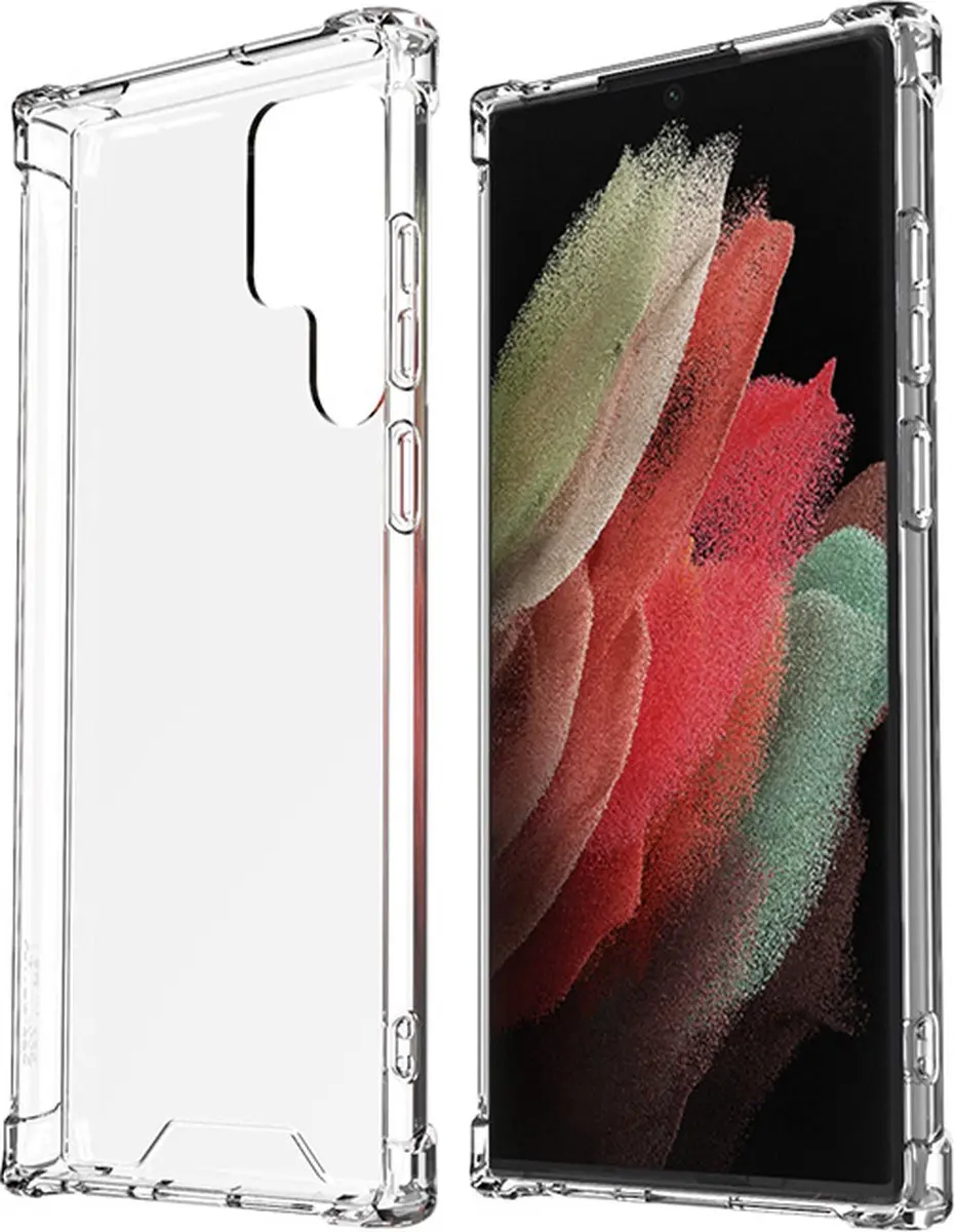 Fonu Stevig Transparant Hoesje Samsung Galaxy S22 Ultra 11091