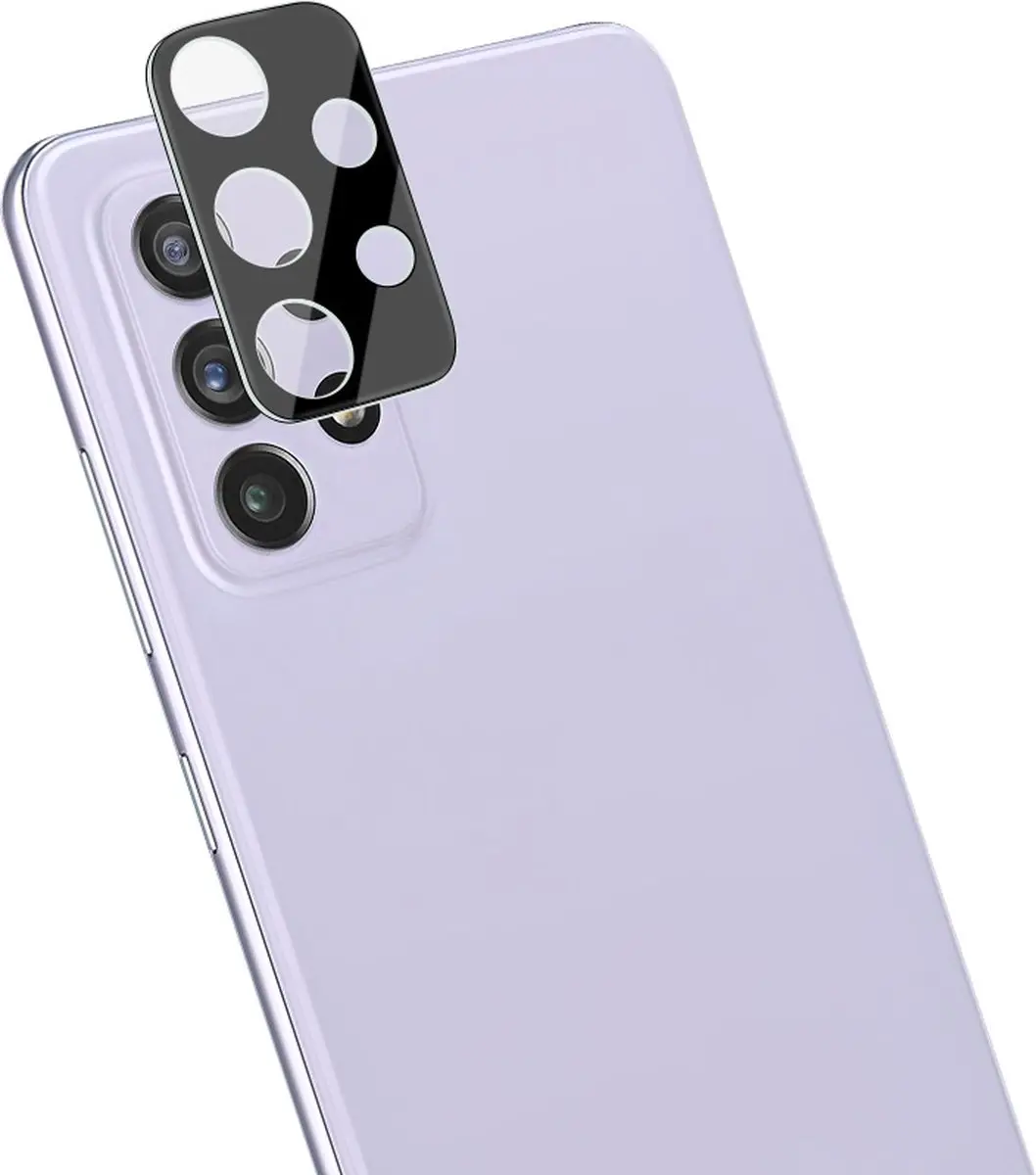 Fonu Camera Protector Gehard Glas - Samsung Galaxy A73 - Zwart