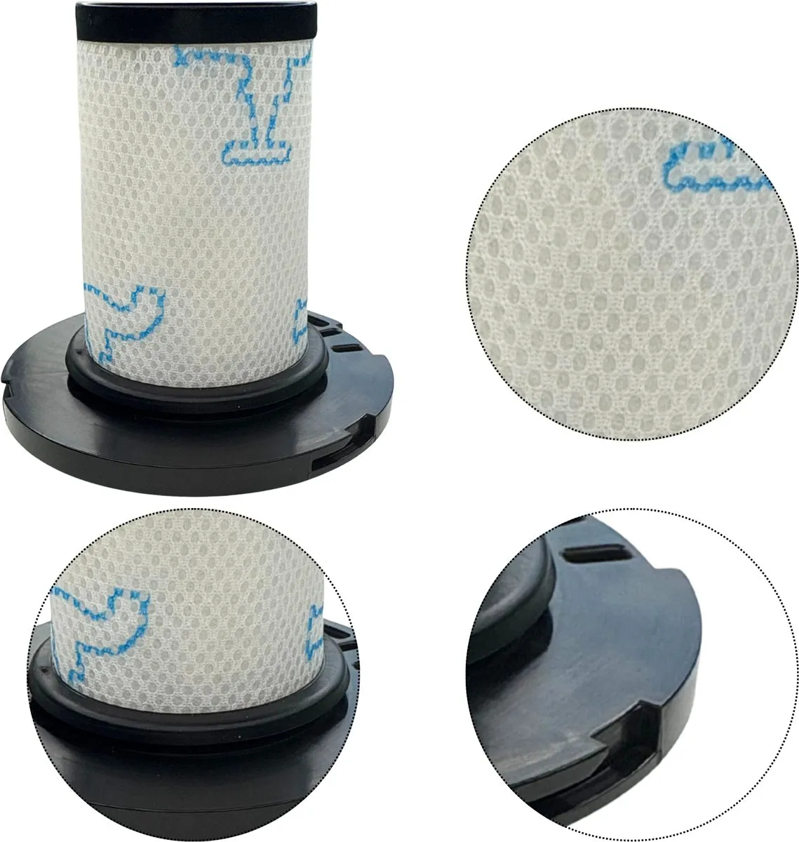 Rowenta X-Force Flex Vervangingsfilter ZR009007/ZR009008 - 4 Stuks