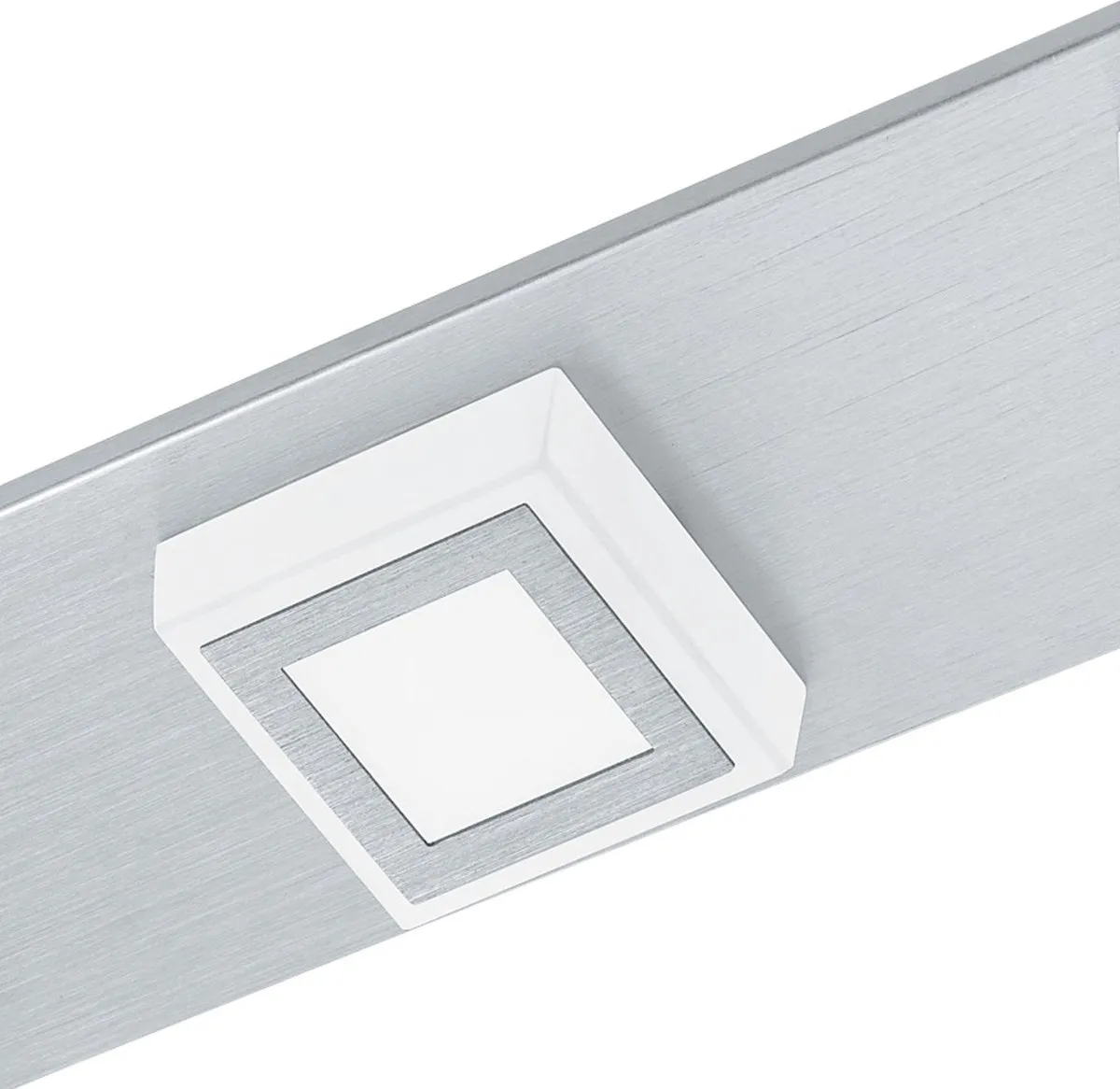 Eglo Masiano Plafondlamp 4 Leds - Aluminium - Warm Wit 3000K