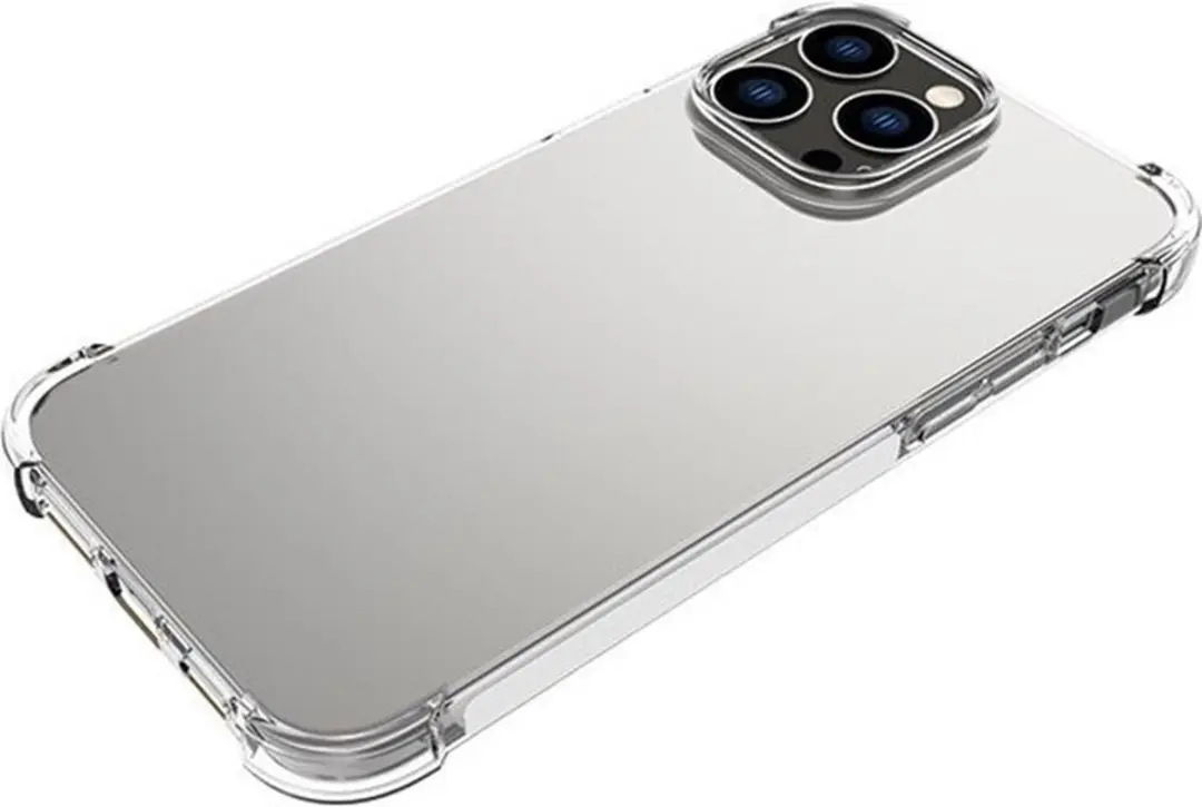 Fonu Siliconen Hoesje iPhone 14 Pro Max 9081 - Transparant