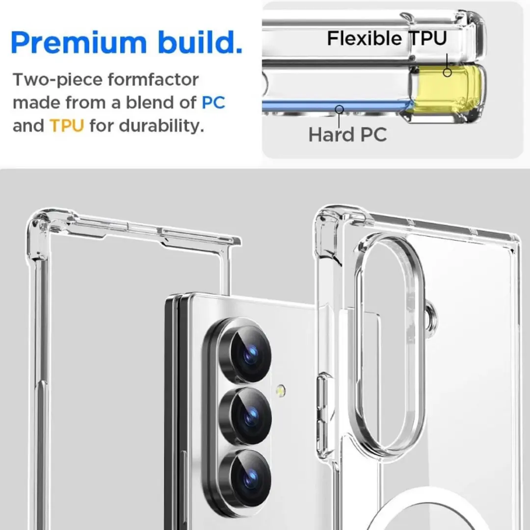 Fonu Samsung Galaxy Z Fold 7 Hoesje Transparant 13546