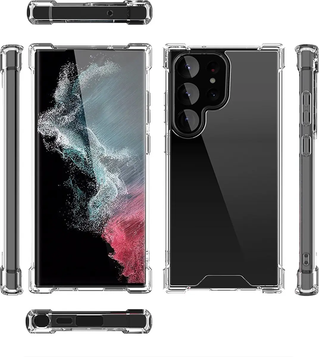 Fonu Stevig Transparant Hoesje 11094 - Samsung Galaxy S23 Ultra