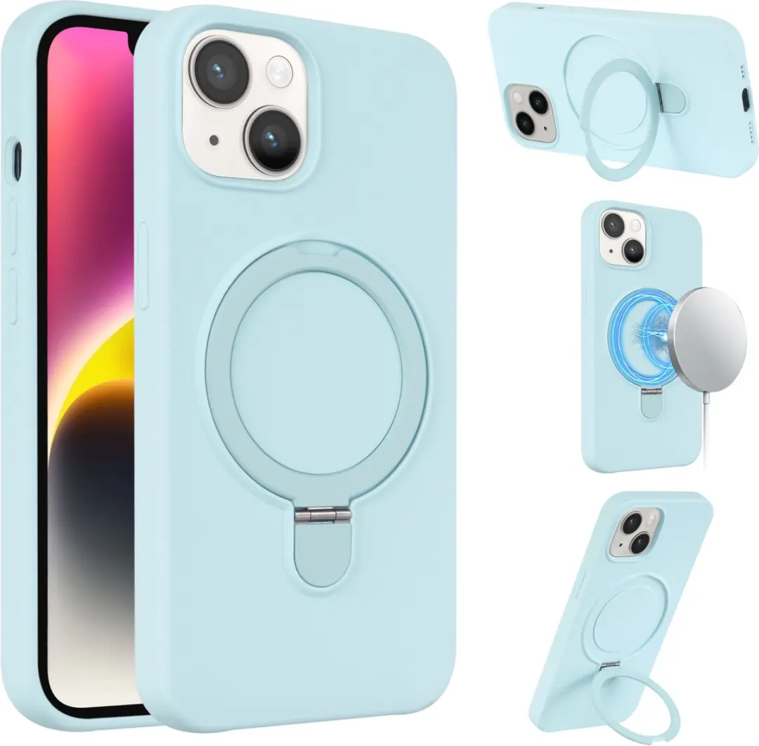 Fonu.nl iPhone 15 Hoesje Magnetisch Blauw