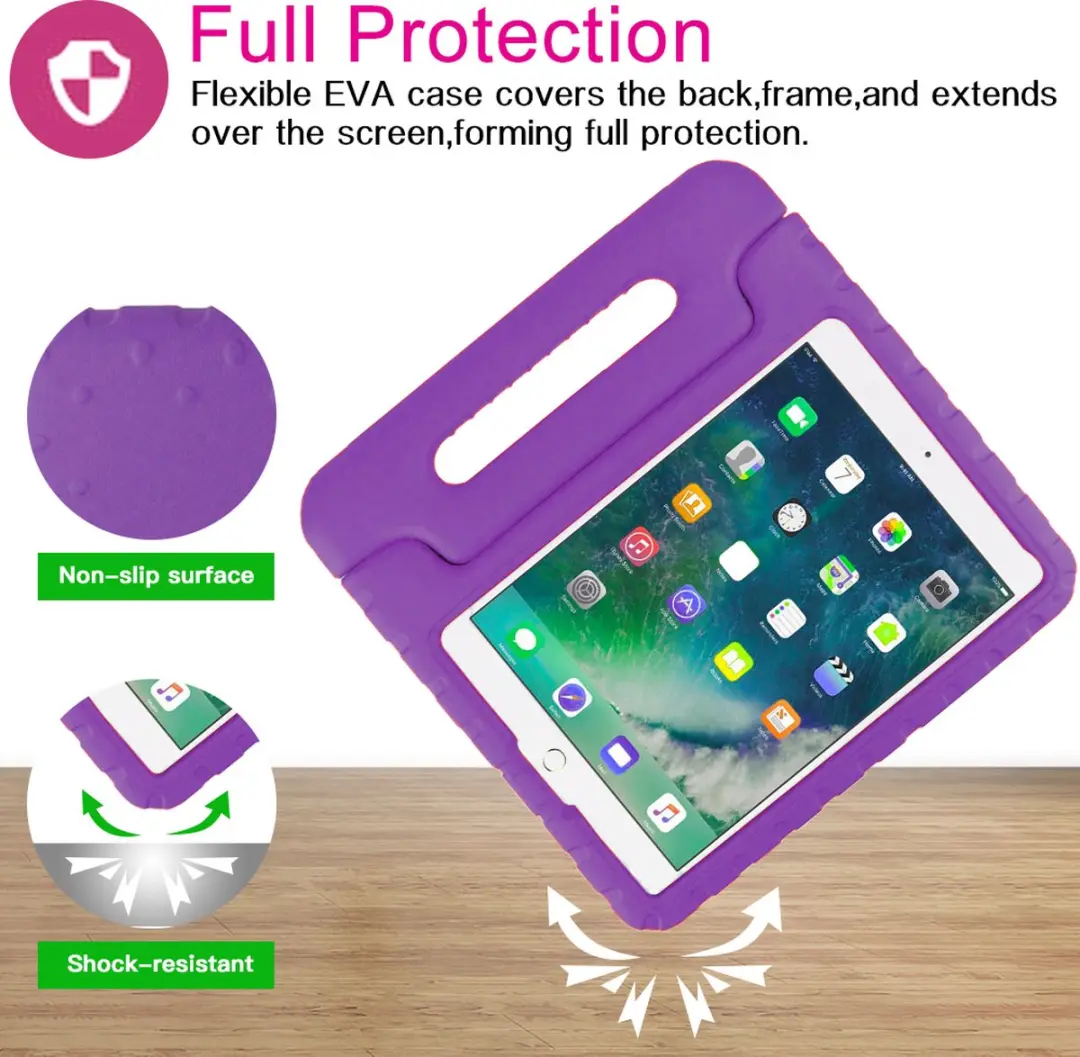 Fonu Kinderhoes iPad 9.7 5e/6e Gen - Paars