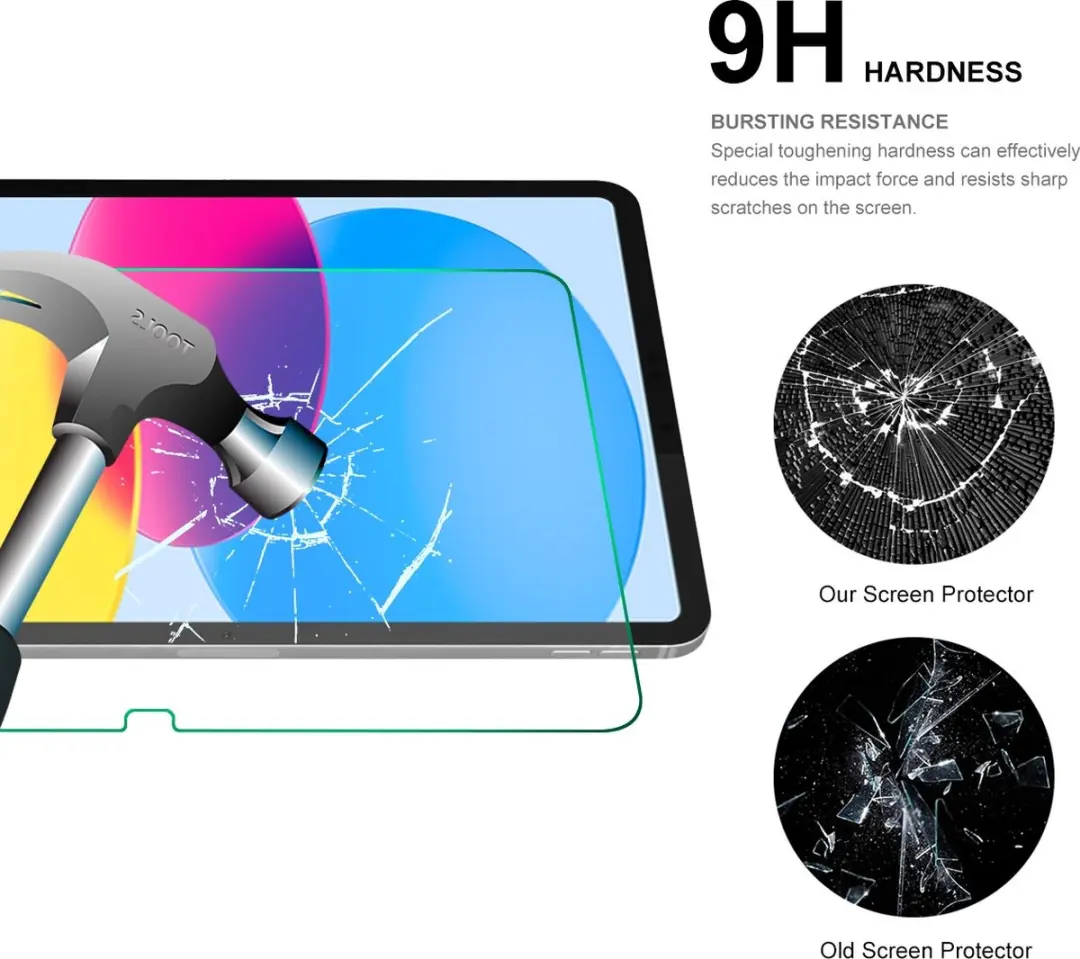 Fonu iPad 10 Glas Screen Protector 10.9 inch - Transparant