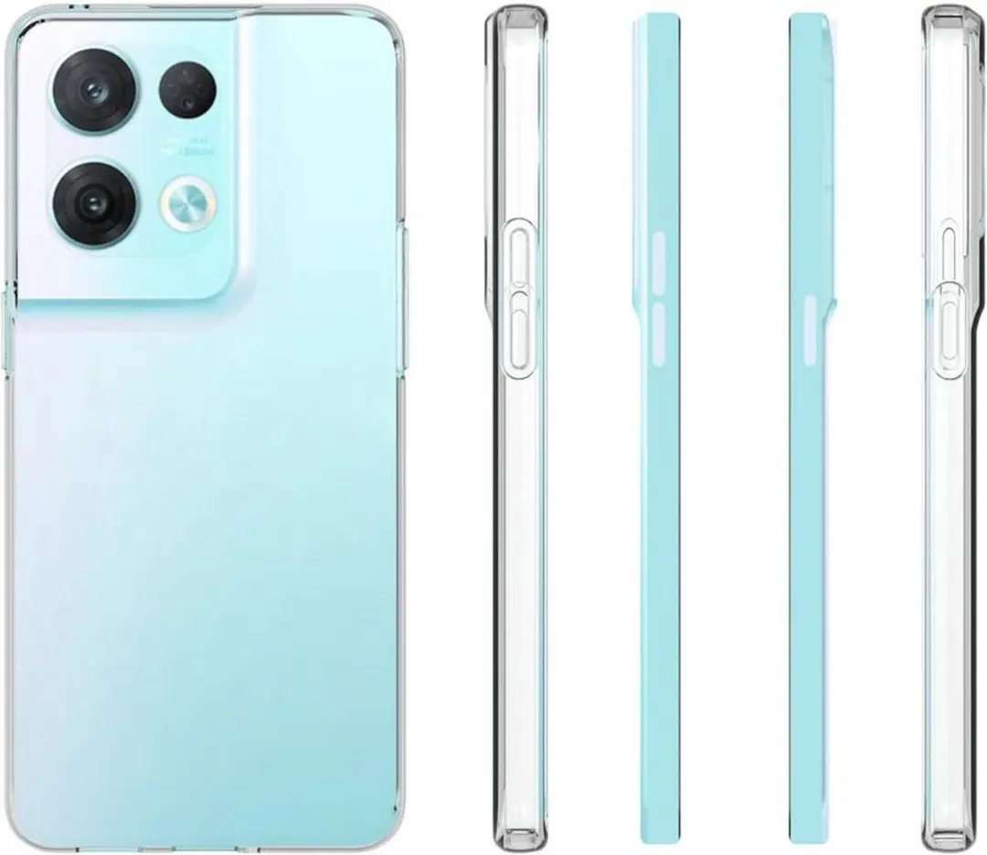 Fonu Siliconen Hoesje Oppo Reno8 Pro 11071 - Transparant