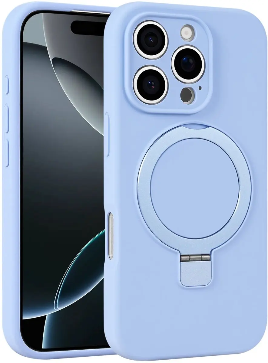 Fonu iPhone 16 Pro Hoesje - MagSafe Blauw