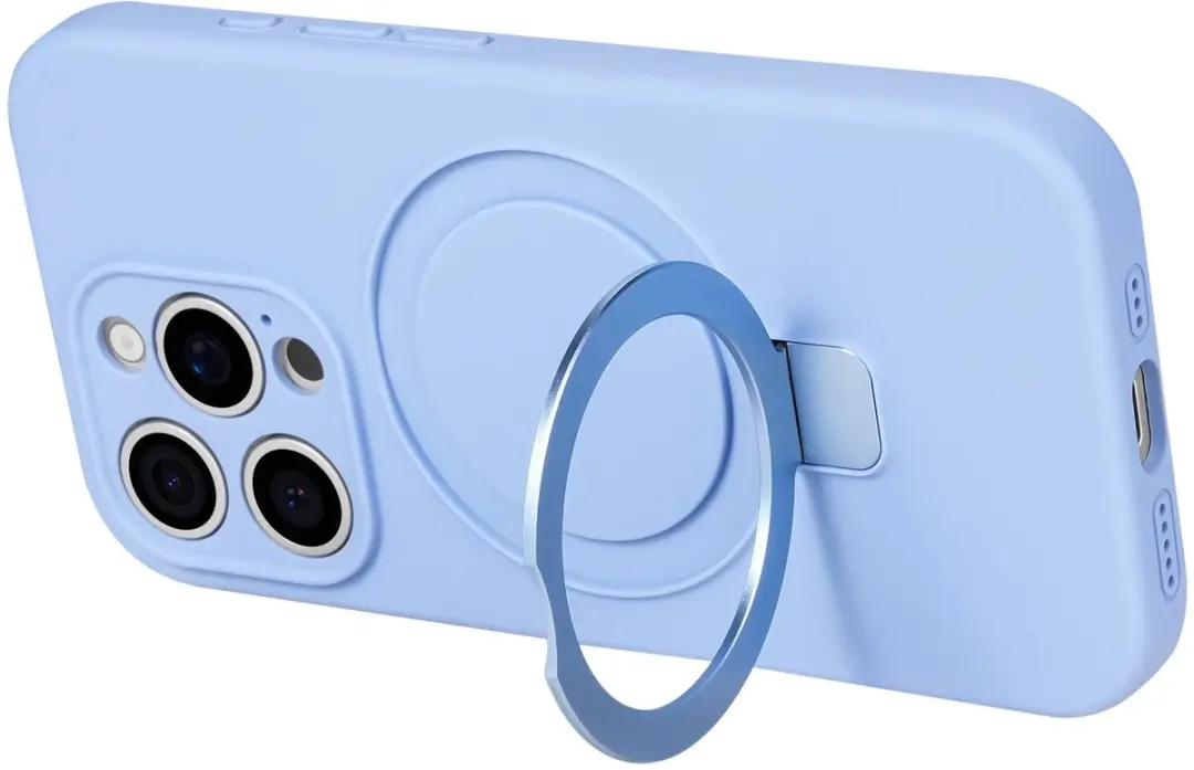 Fonu iPhone 16 Pro Hoesje - MagSafe Blauw