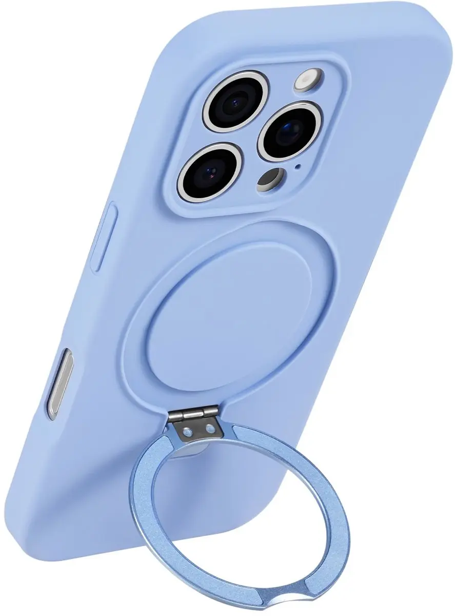 Fonu iPhone 16 Pro Hoesje - MagSafe Blauw - afbeelding 6 van 6