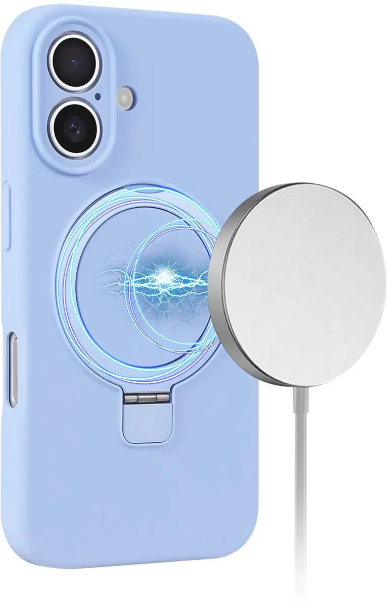 Fonu iPhone 16 Hoesje - MagSafe Blauw