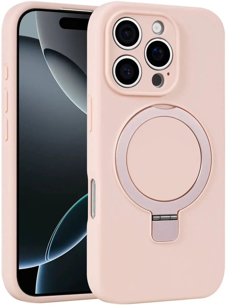Fonu iPhone 16 Pro Hoesje - MagSafe Roze
