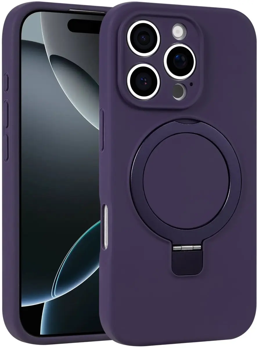 Fonu iPhone 16 Pro Max Hoesje - MagSafe - Paars