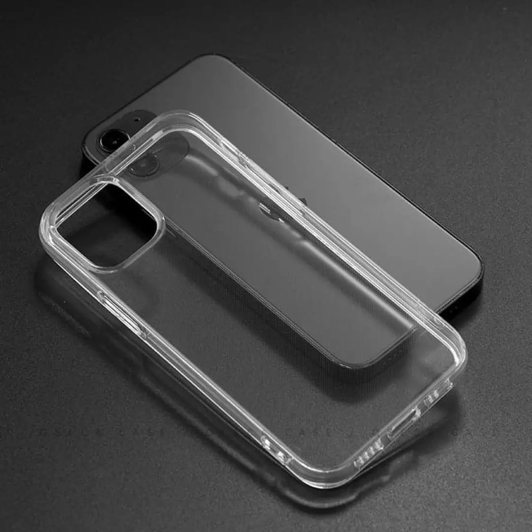 Fonu iPhone 12/12 Pro Siliconen Hoesje - Transparant