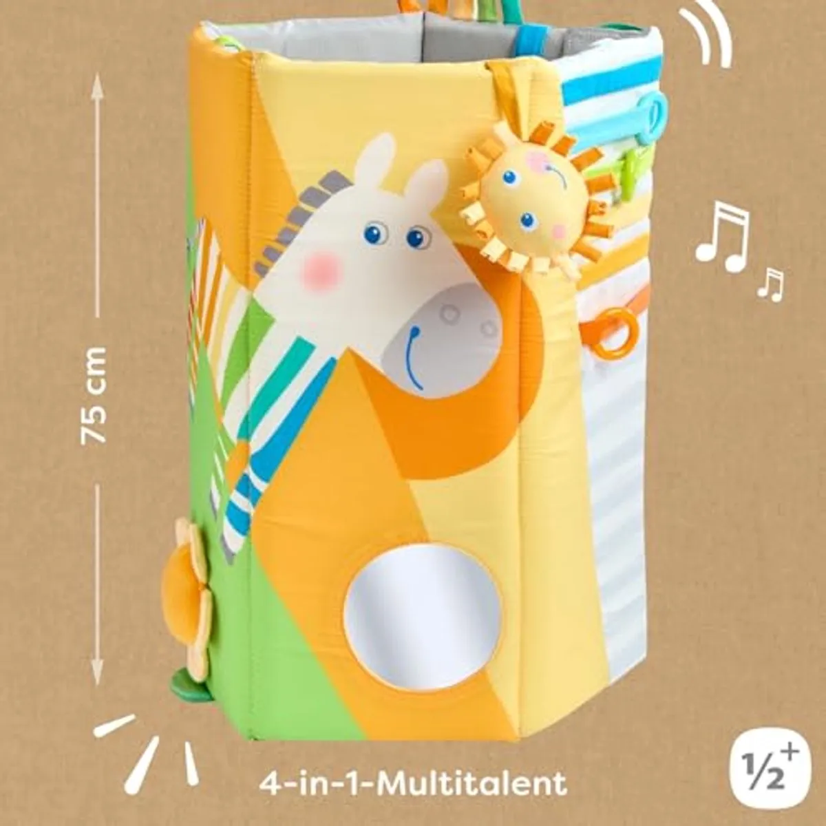 Haba Ontdekkersrol Zebra Sensorisch Speelgoed - Multicolor