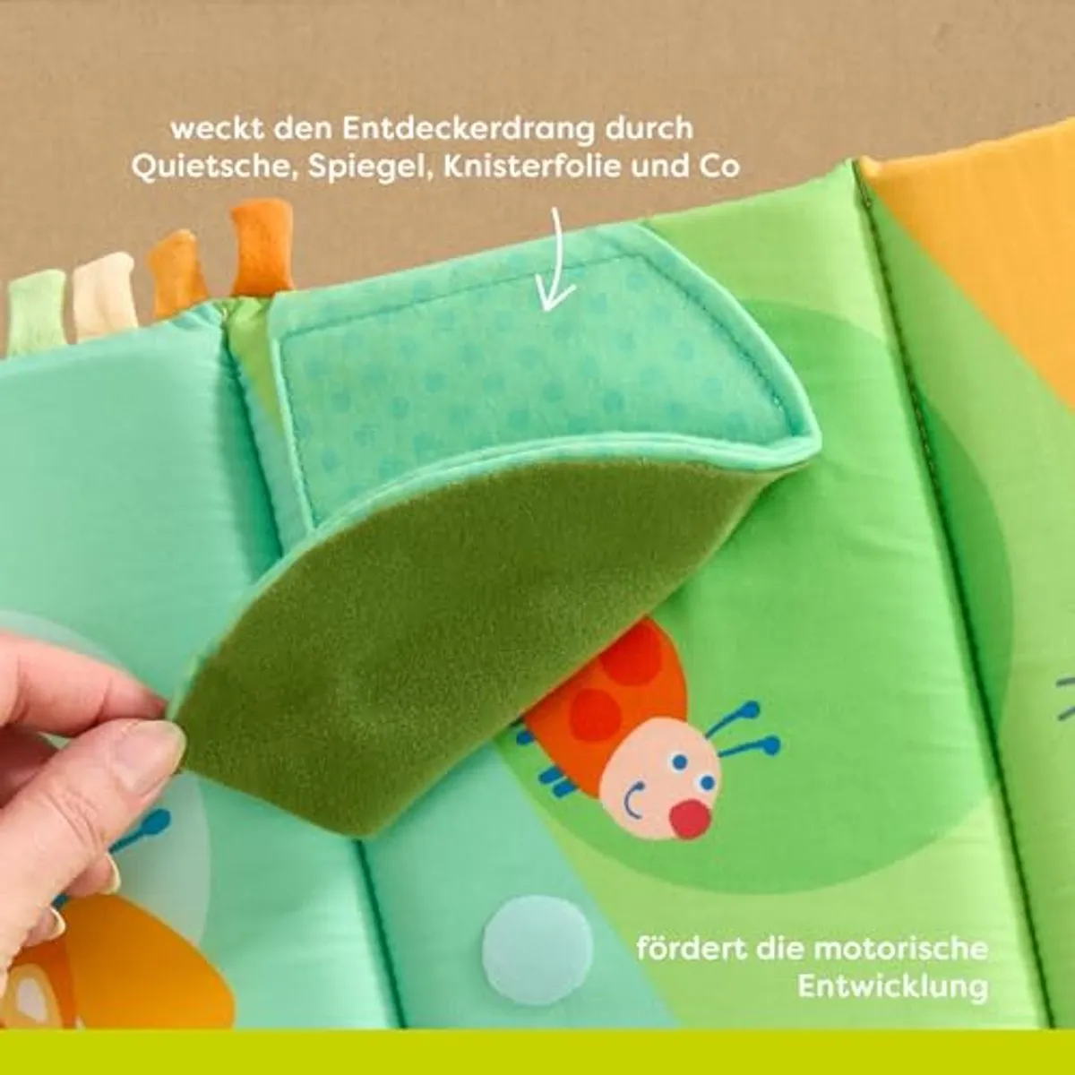 Haba Ontdekkersrol Zebra Sensorisch Speelgoed - Multicolor
