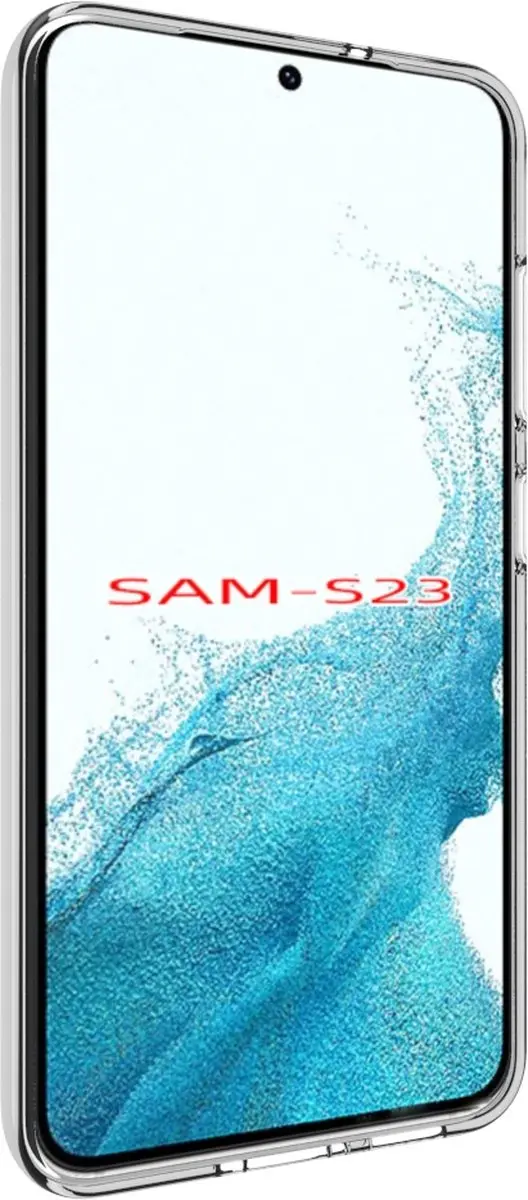 Fonu Siliconen Hoesje Samsung Galaxy S23 - Transparant 11059