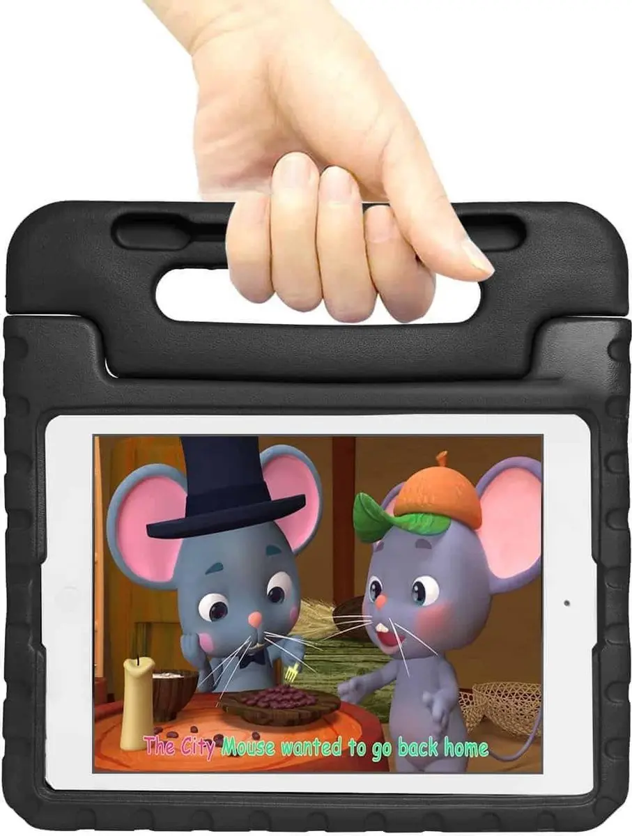 Fonu Kinderhoes iPad 10.2 inch - Zwart - afbeelding 6 van 6