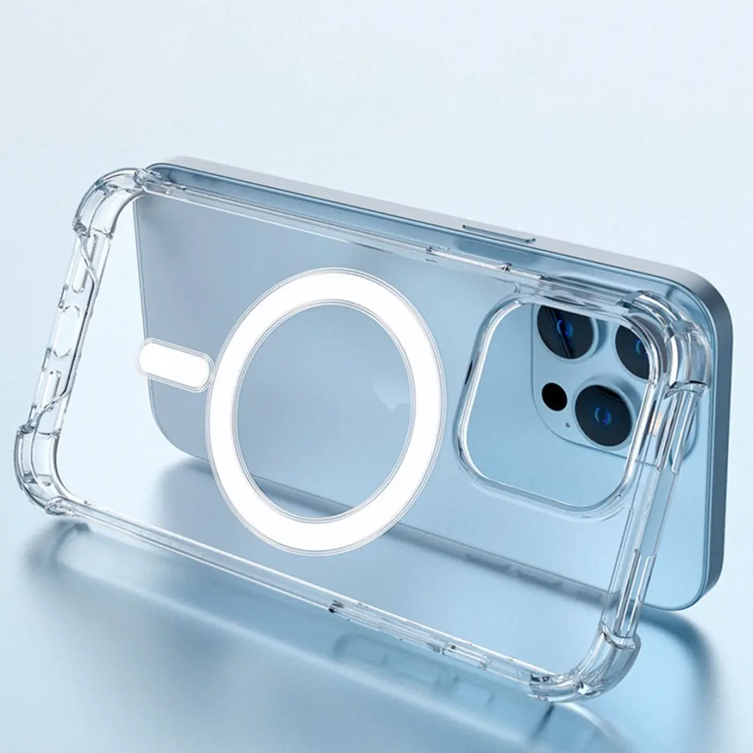 Fonu iPhone 15 Pro Hoesje Transparant - MagSafe