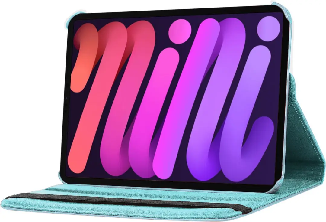 Fonu.nl iPad Mini 6/7 Hoes - 8.3 Inch - Lichtblauw - 360° Draaibaar - afbeelding 6 van 6