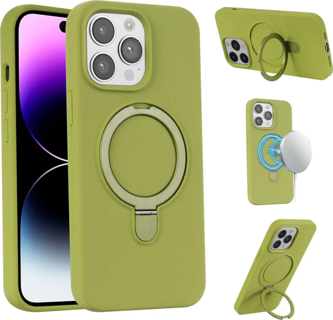 Fonu.nl iPhone 13 Pro Max Hoesje Magnetisch Groen