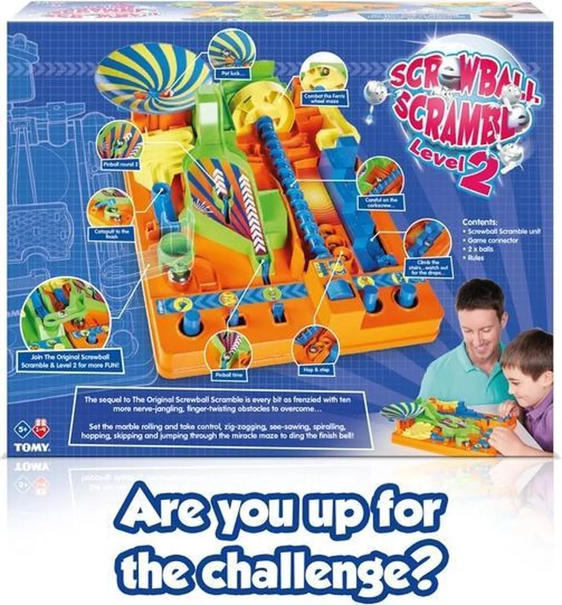 Tomy Screwball Scramble 2 Educatief Spel TOT73109 - 8 Spelers