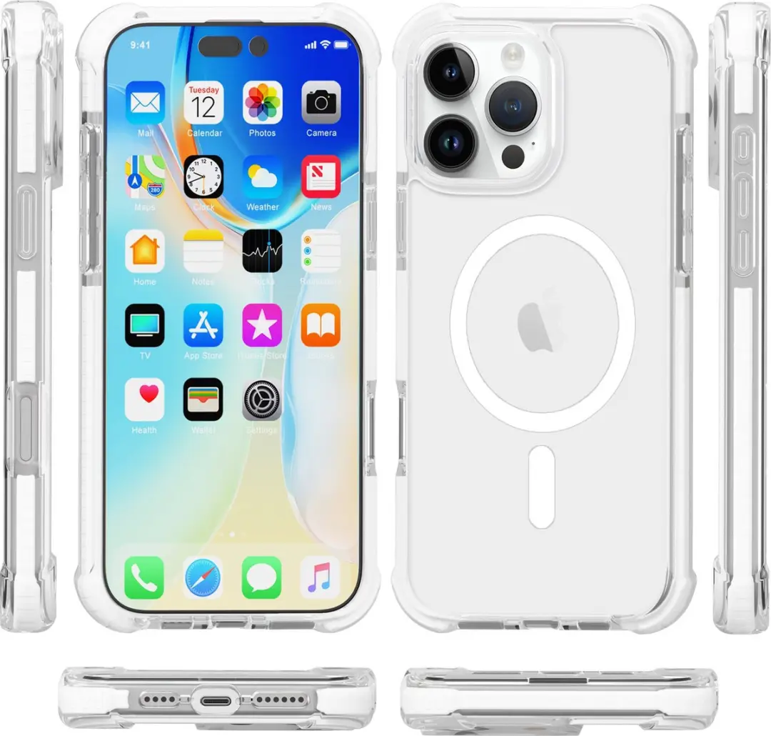 Fonu iPhone 16 Pro Max Hoesje - Transparant - MagSafe