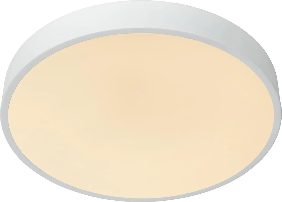 Lucide UNAR Plafondlamp Ø39,5cm - LED 24W 2700K Wit