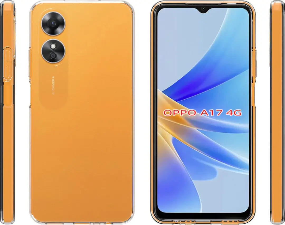 Fonu Siliconen Oppo A17 Hoesje - TPU - Transparant