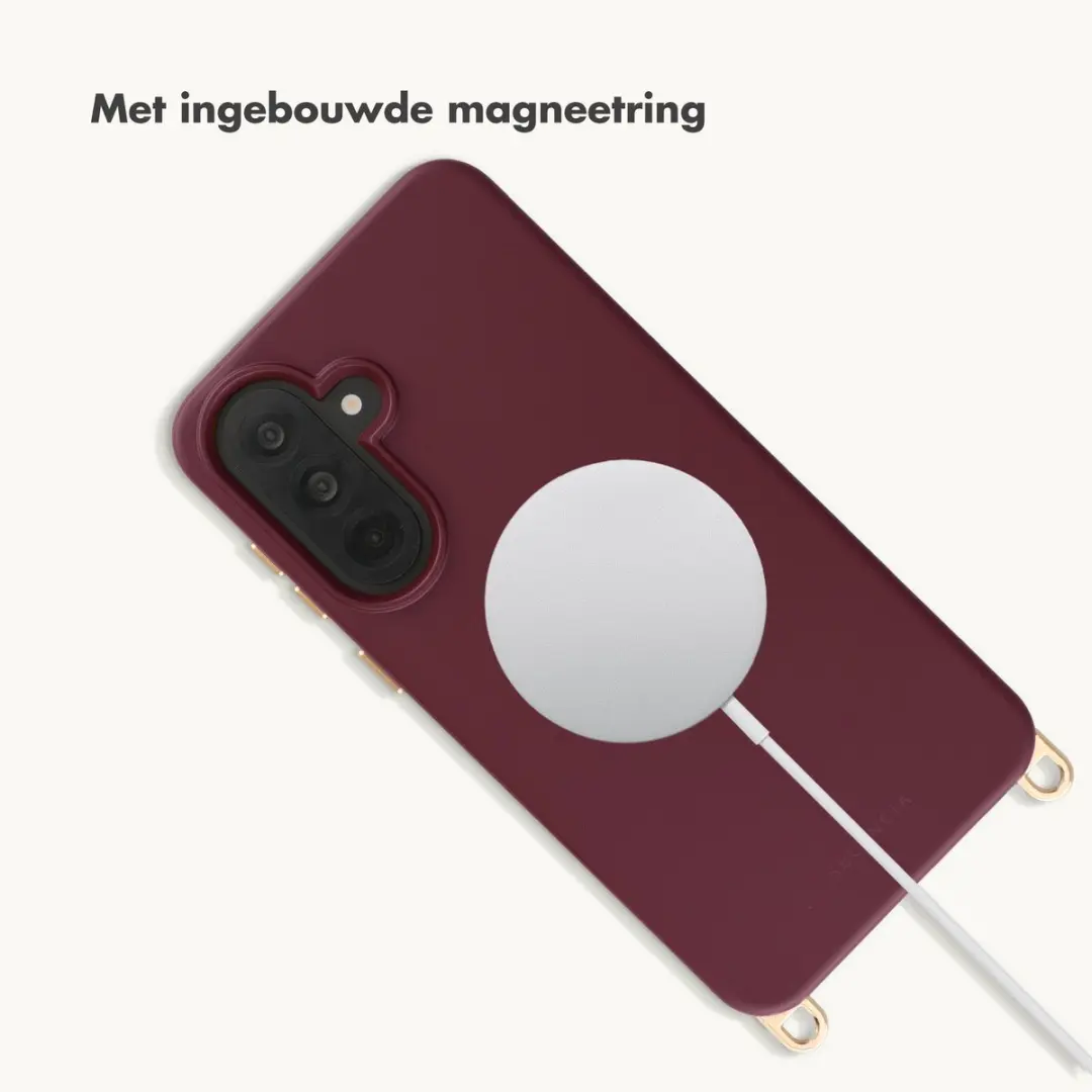 Selencia Hoesje Samsung Galaxy A37 MagSafe - Rood - afbeelding 6 van 6