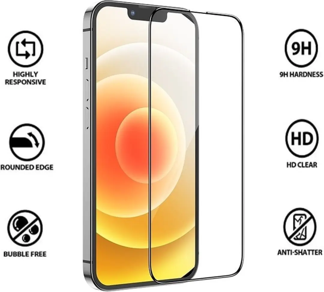 Fonu Fullcover Beschermglas iPhone 13 Pro