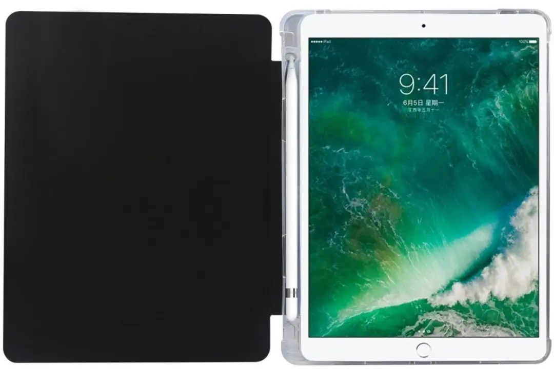Fonu Folio Hoes iPad 5/6 9.7" - Zwart