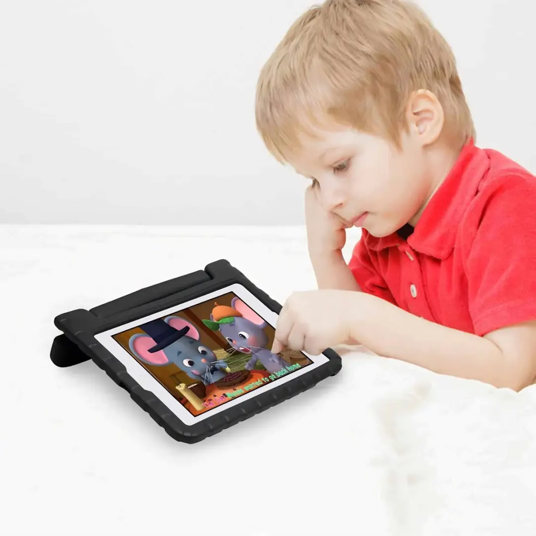 Fonu Kinderhoes iPad Air 1/2 9.7 inch - Zwart