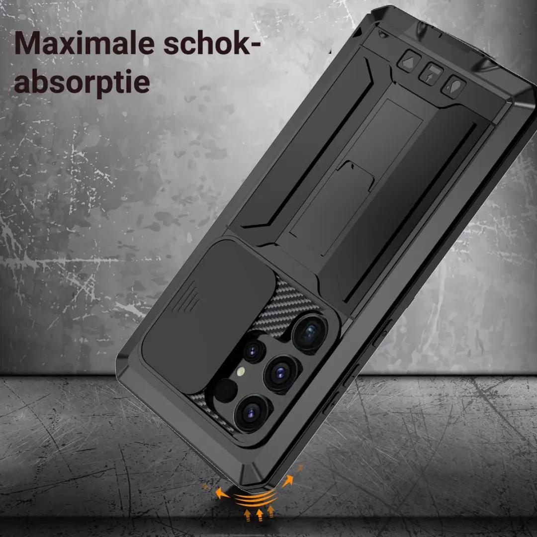 Fonu Metalen Hoesje Samsung Galaxy S26 Ultra 14640 - Zwart