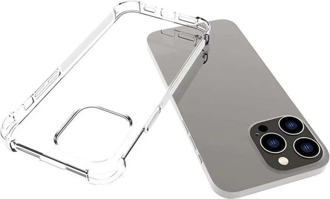 Fonu Siliconen Hoesje iPhone 14 Pro 9082 - Transparant - afbeelding 6 van 6