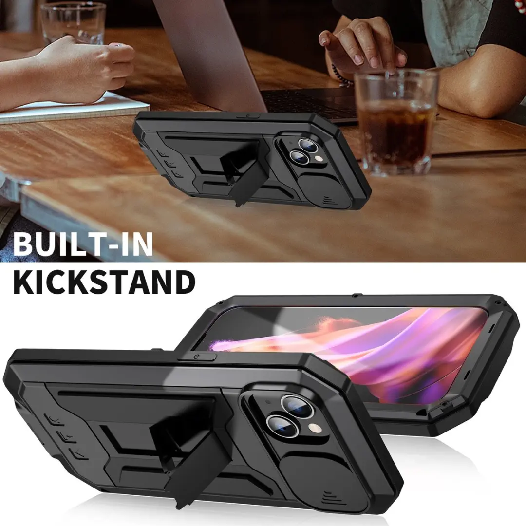 Fonu Stofdicht Hoes iPhone 15 Plus - Zwart