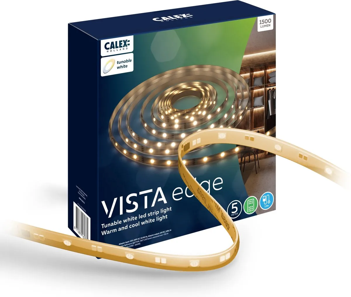 Calex Vista LED Strip 5 meter