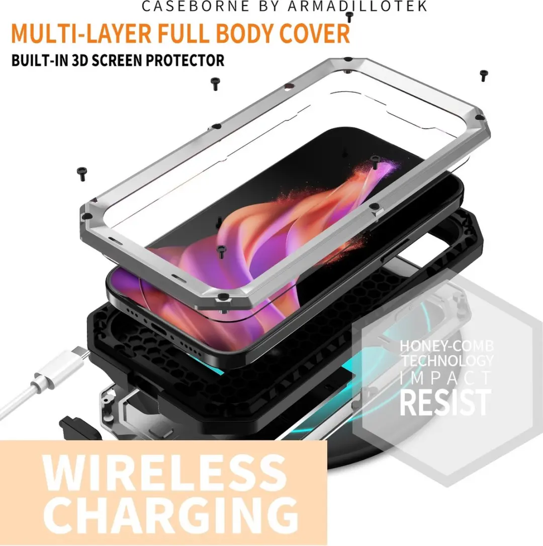 Fonu Stofdicht Hoes iPhone 15 Plus - Zilver - MPN 10875