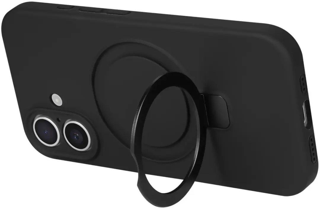 Fonu iPhone 16 Plus Hoesje - MagSafe - Zwart