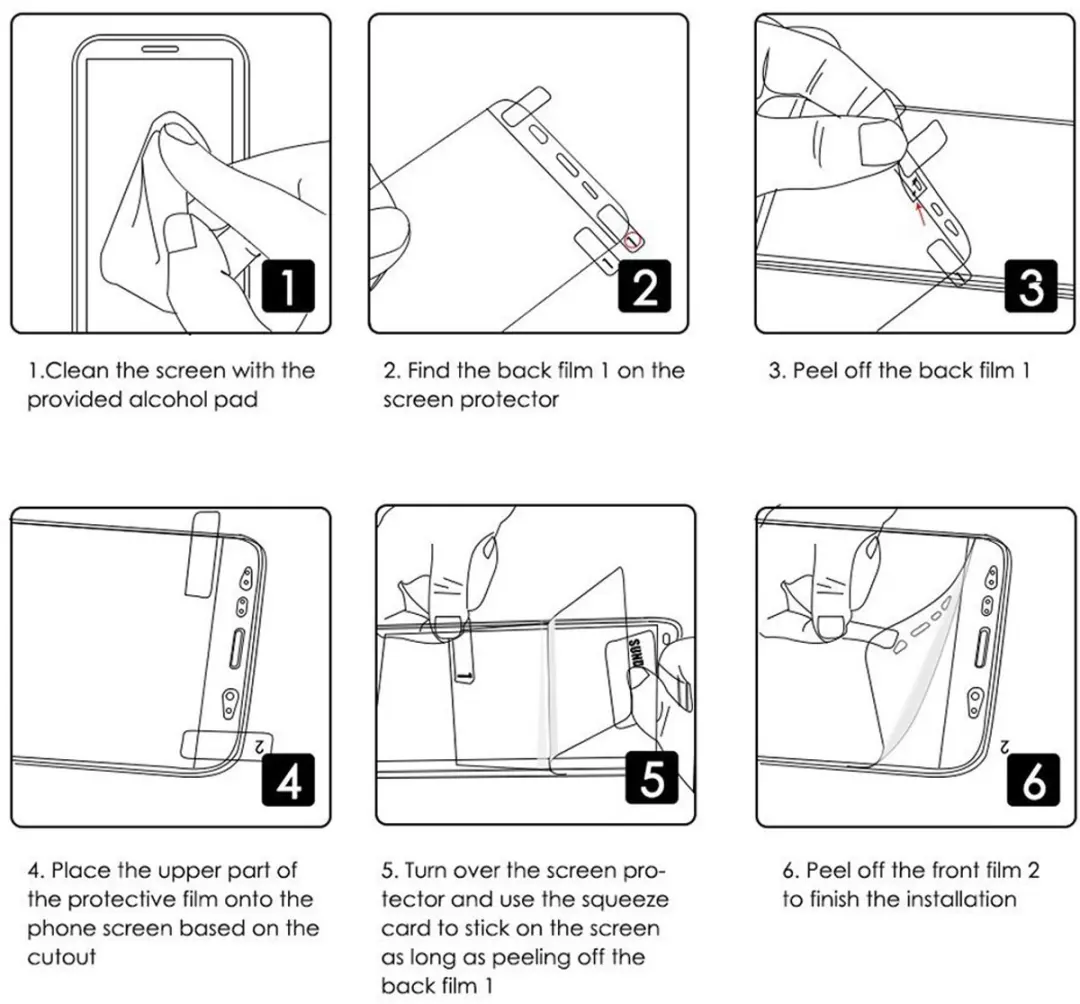 Fonu Hydrogel Beschermfolie Samsung Z Flip 5 - 2 Stuks