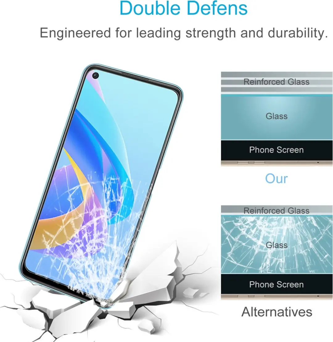 Fonu Tempered Glass Screenprotector - Oppo A96/A76