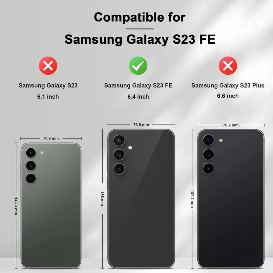 Fonu.nl Samsung Galaxy S23 FE TPU Hoesje - Transparant