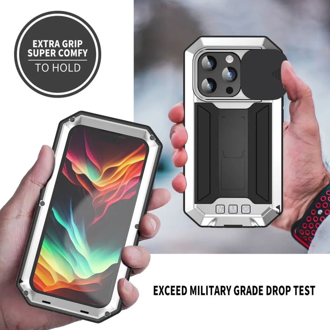Fonu Hoesje iPhone 15 Pro Max 10879 - Zilver