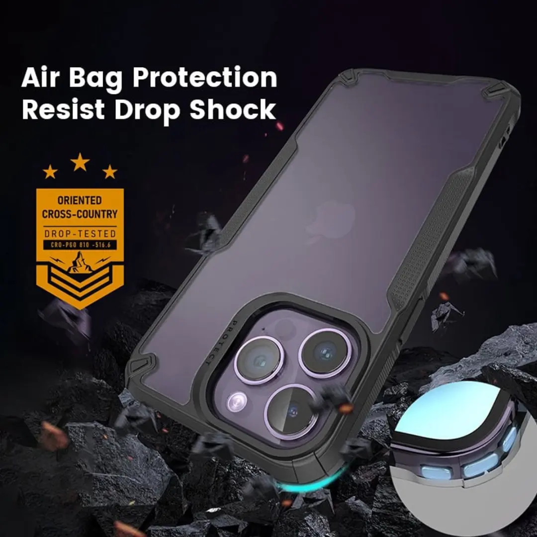 Fonu Hybrid X iPhone 16 Pro Max Hoesje - Matte - MPN 12297